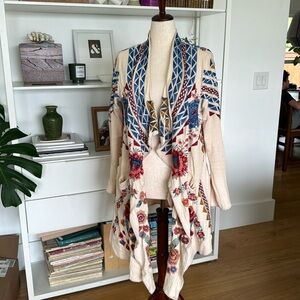 JOHHNY WAS long drapey cardigan XL